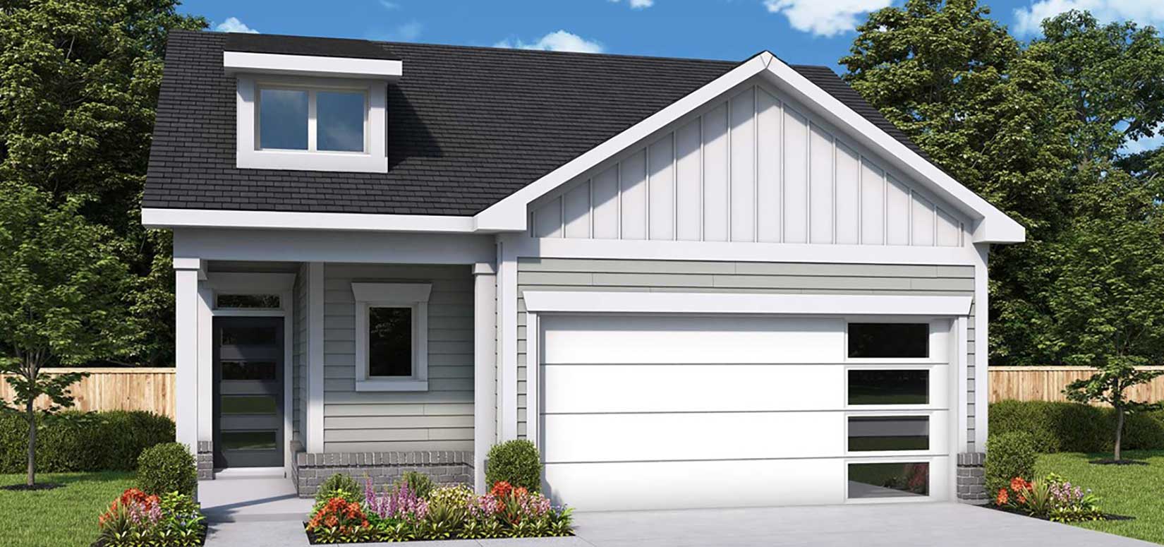 David Weekley Homes Cavalier Elevation and Floorplan at Nexus in Gallatin Tennessee