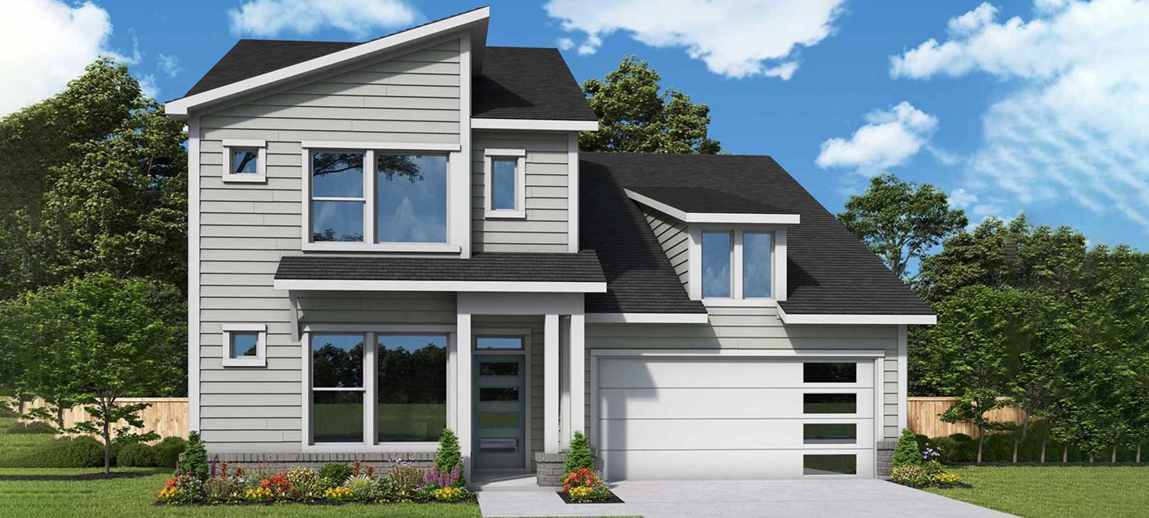 David Weekley Homes Gladstone Elevation and Floorplan at Nexus in Gallatin Tennessee