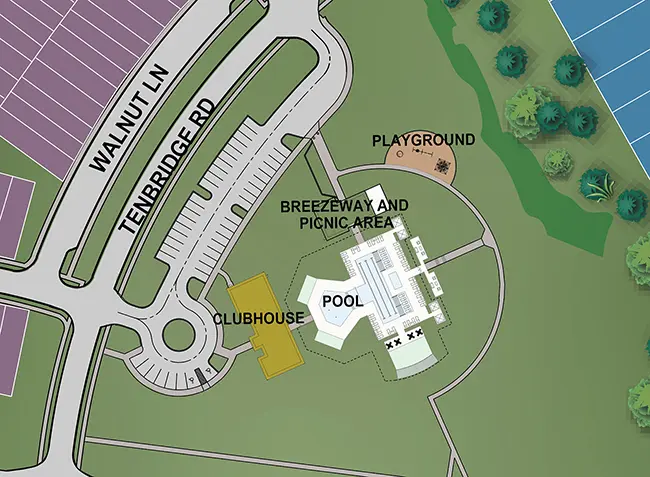 North Village Amenity Center at Nexus Gallatin Tennessee